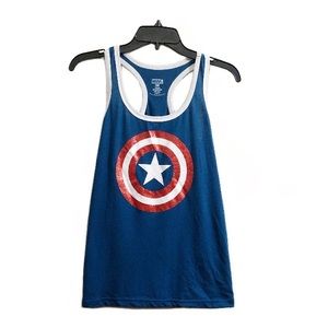 Marvel Captain America Women’s Sleeveless Tank Top